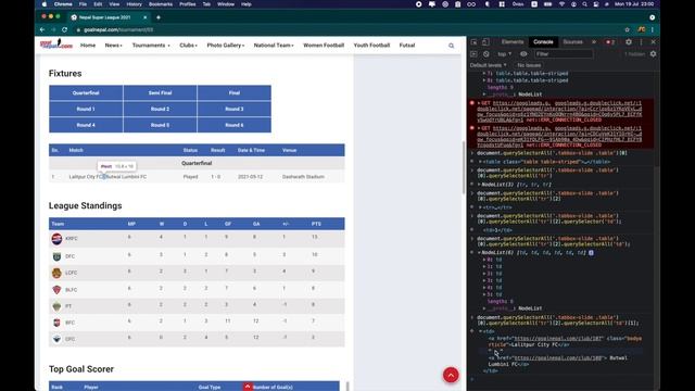 Flutter App using Web Scraping Part 2 - Scraping Nepal Super League Data смотреть онлайн