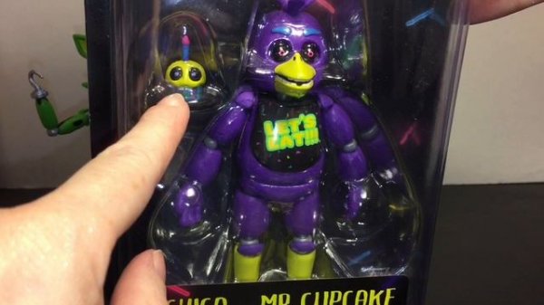 Five Nights at Freddy's BlackLight Funko Action Figures Set Collectibles Unboxing & Review