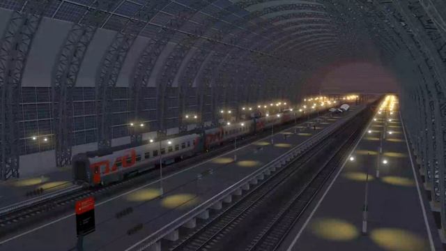 Новый Год с вокзалами Москвы в Trainz 12 смотреть онлайн
