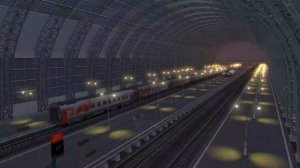 Новый Год с вокзалами Москвы в Trainz 12
