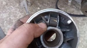 Скутер Оникс 150 кубов, замена ремня и ремонт вариатора.