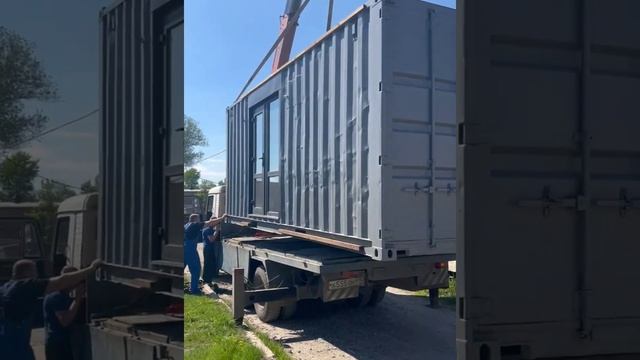 Установка мобильной бани за 1 день смотреть онлайн