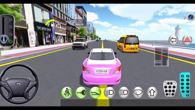 Hyundai Accent Car At Washing Centre ? 3d Driving Class 2024 ✅ Car Simulation Game Play смотреть онлайн