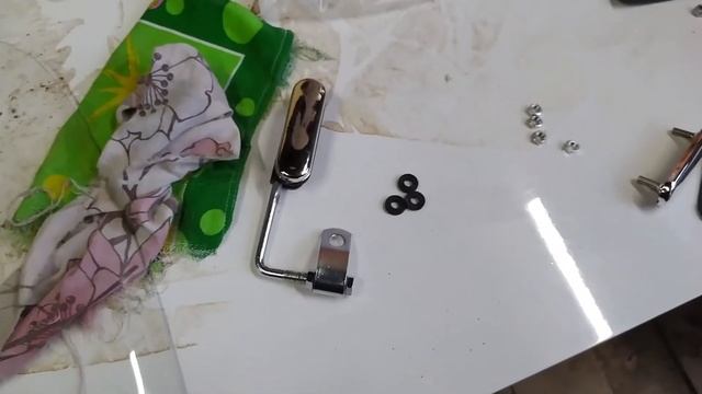 Motoland Паладин 150 кубов, установка универсального ветрового стекла из Китая.