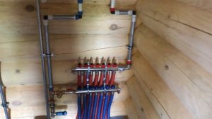 Монтаж тёплого пола в бане