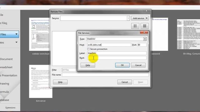 How to connect owncloud webdav to LibreOffice - Accessing ownCloud Files Using WebDAV LibreOffice смотреть онлайн