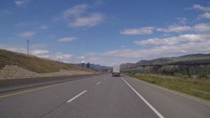 Driving to KAMLOOPS, BC, Canada. British Columbia Province.