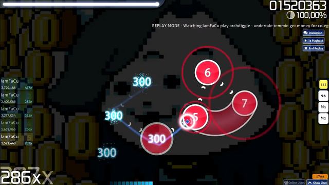 undertale osu! tem song смотреть онлайн