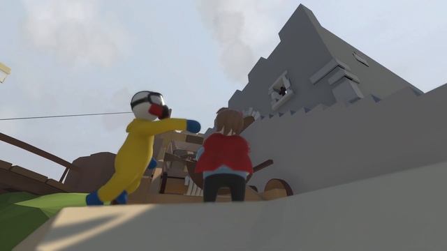 прохожу карту:замок в human fall flat смотреть онлайн