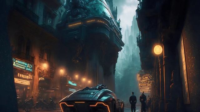 ChatGPT+ Midjourney = une histoire Cyberpunk générée par l'IA ? смотреть онлайн