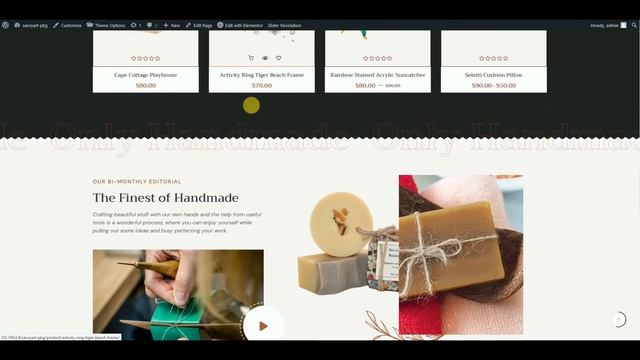 SavvyArt - Handmade & Crafting - WordPress & WooCommerce theme смотреть онлайн
