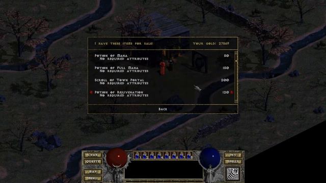 Diablo 1 HD DevilutionX V1.4.1 Sorcerer Naked Run in Hell Mode смотреть онлайн