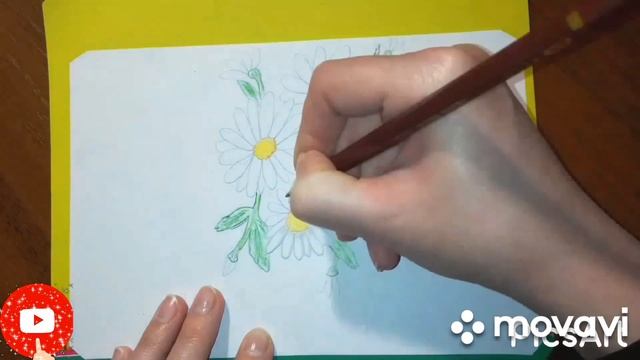 Как нарисовать ромашки? Простой рисунок для детей! смотреть онлайн
