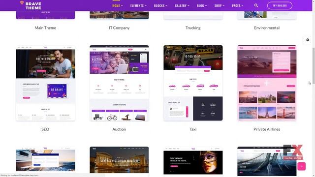Brave Theme - Multipurpose HTML Website Template TMT Glanville Evan смотреть онлайн