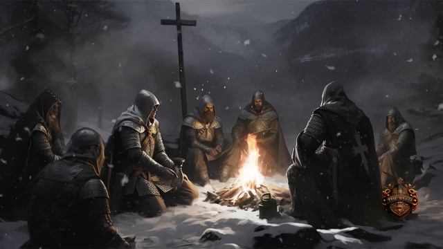 Gregorian Chants 432Hz  -  Campfire Ambience