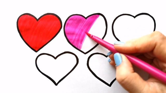 Как нарисовать СЕРДЦЕ / Мультик раскраска СЕРДЦЕ / Нарисуй Ка смотреть онлайн