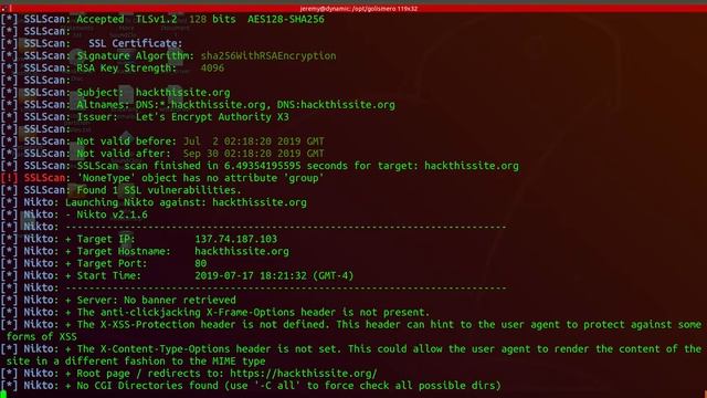 My_Toolkit - Golismero Web Application Security Scanning Tool смотреть онлайн