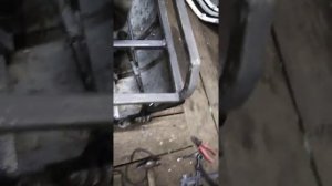 Рулевое управление самодельного снегохода Рыбак 2мт