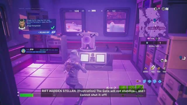 How to use the rift gate control terminal to open the rift gate | Fortnite Oathbound Quest смотреть онлайн