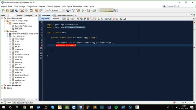 Como conectar o Netbeans com o MySQL - Java e MSQL - Salvando dados смотреть онлайн