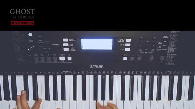 Ghost - Justin Bieber | Yamaha PSR-E373 смотреть онлайн