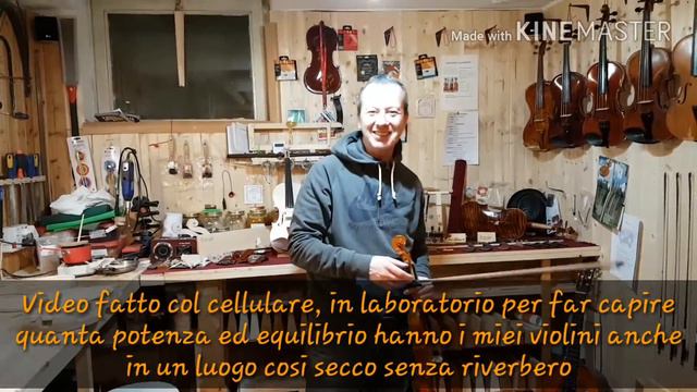 Prova suono Violino 7 liutaio Gabrieli Rubino,violin sound violinmaker Gabrieli Rubino смотреть онлайн