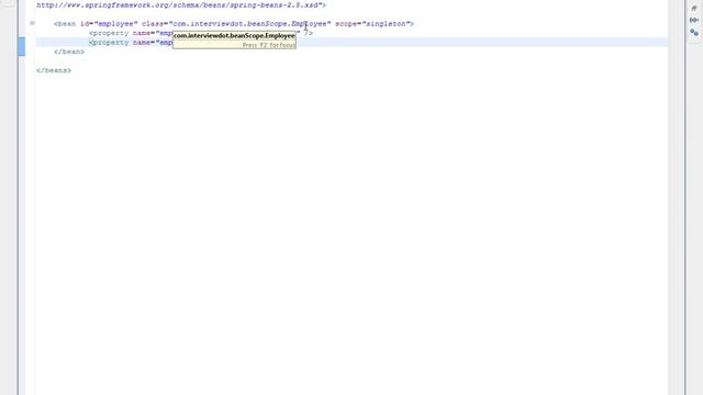 SPRING FRAMEWORK SINGLETON BEAN SCOPE DEMO TAMIL смотреть онлайн