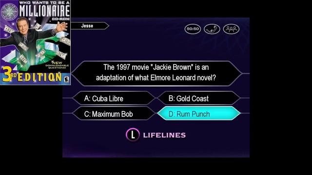 Who Wants to Be a Millionaire 3rd Edition PC John Carpenter Game #346 смотреть онлайн