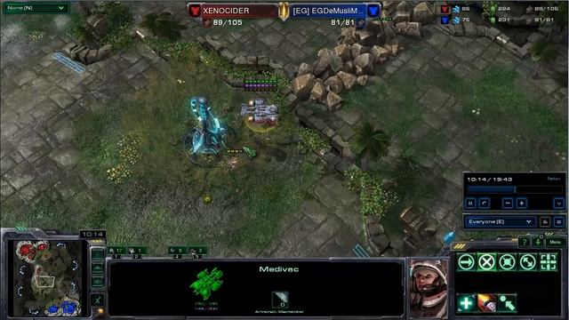 XENOCIDER vs EGDeMusliMRC Game 1 (TvT) HOTS смотреть онлайн