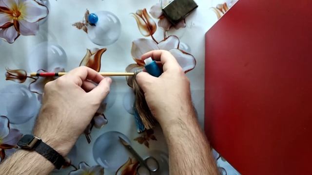 Кисточка из ниток для четок смотреть онлайн