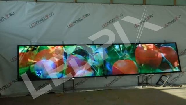 Светодиодная реклама видео вывеска в Орехово-Зуево 104*520 смотреть онлайн