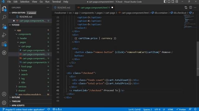 Angular 15 Food Order Project, Add to cart in Angular with Testycodeiz, angular food delivery App смотреть онлайн