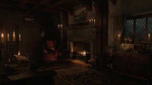 Rain & Thunderstorm Sounds _ Crackling Fireplace _ 3 hours