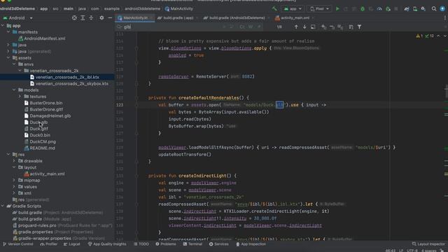 How to load 3d model like GLTF in a native Android app with Kotlin and Filament смотреть онлайн