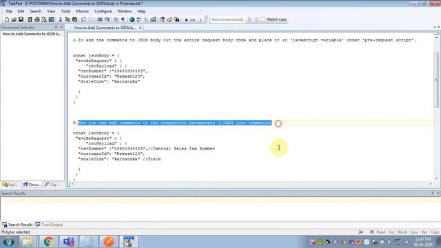 How to Add Comments to JSON body in POSTMAN смотреть онлайн