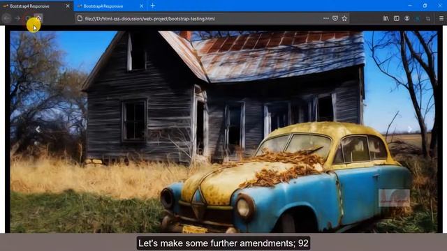 Stunning Bootstrap4 Slider with CSS Blending mode-Final part смотреть онлайн