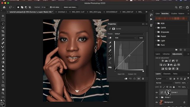 How To Add Glow or Shine to skin in Photoshop - Photoshop Tutorial смотреть онлайн