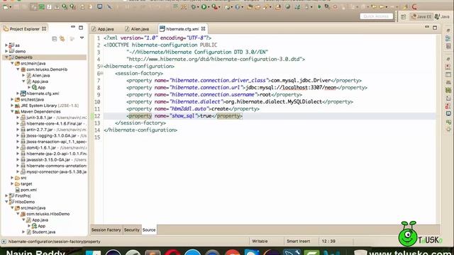 #8 Hibernate Tutorial | Show sql Property смотреть онлайн