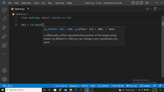 Draw GOJO Sketch in Python | Just 3 lines of Python Code | Turtle graphics. смотреть онлайн
