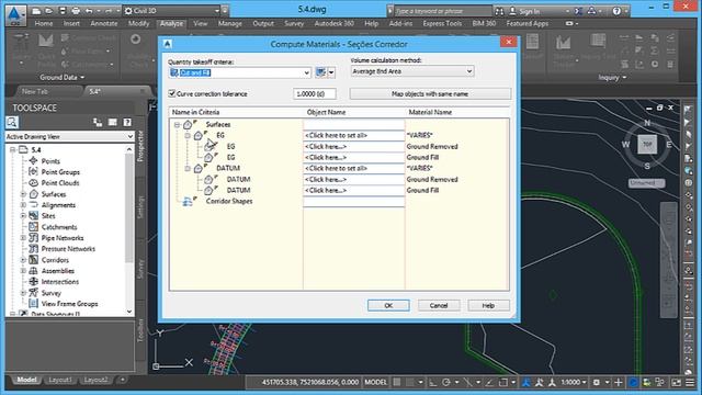 Cálculo de Volume de Corte e Aterro no AutoCAD Civil 3D | GEOeduc смотреть онлайн
