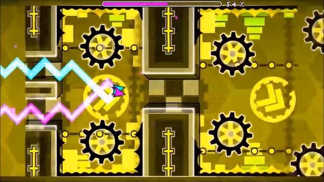 Geometry Dash | Quantum Processing Full Level | Gameplay By Riot