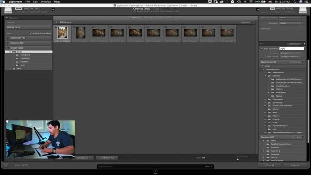 Lightroom для начинающих -ИМПОРТ(для фотографов)-Урок 3/1