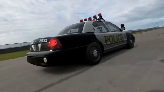 POLICE DRIFTCAR 2#! Ford Crown Victoria test - Forza Motorsport 7 - 1080p смотреть онлайн