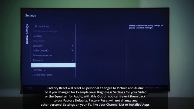How To Reset Your Philips TV