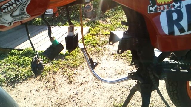 Motocycle YX 23-5 установка двигателя 250сс часть 1