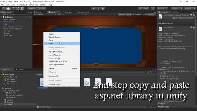 unity connection with sql server 2012 part 1 смотреть онлайн