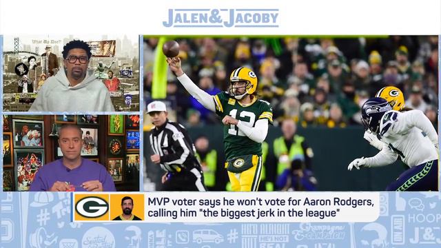 Aaron Rodgers will win MVP, even without Hub Arkush’s vote – Jalen Rose | Jalen & Jacoby смотреть онлайн