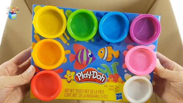 Learning Color full box of toys Find a different color car in a blue car play video for kids смотреть онлайн
