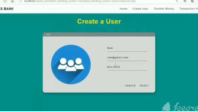 Basic Banking System//Task-1//The Sparks Foundation//#GRIPMAY21//Web Development Intern//Chandni смотреть онлайн