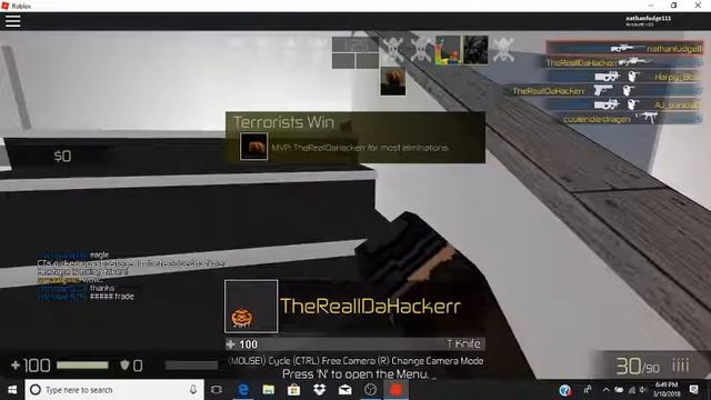 Counter Blox Roblox Offensive(CSGO in roblox) смотреть онлайн